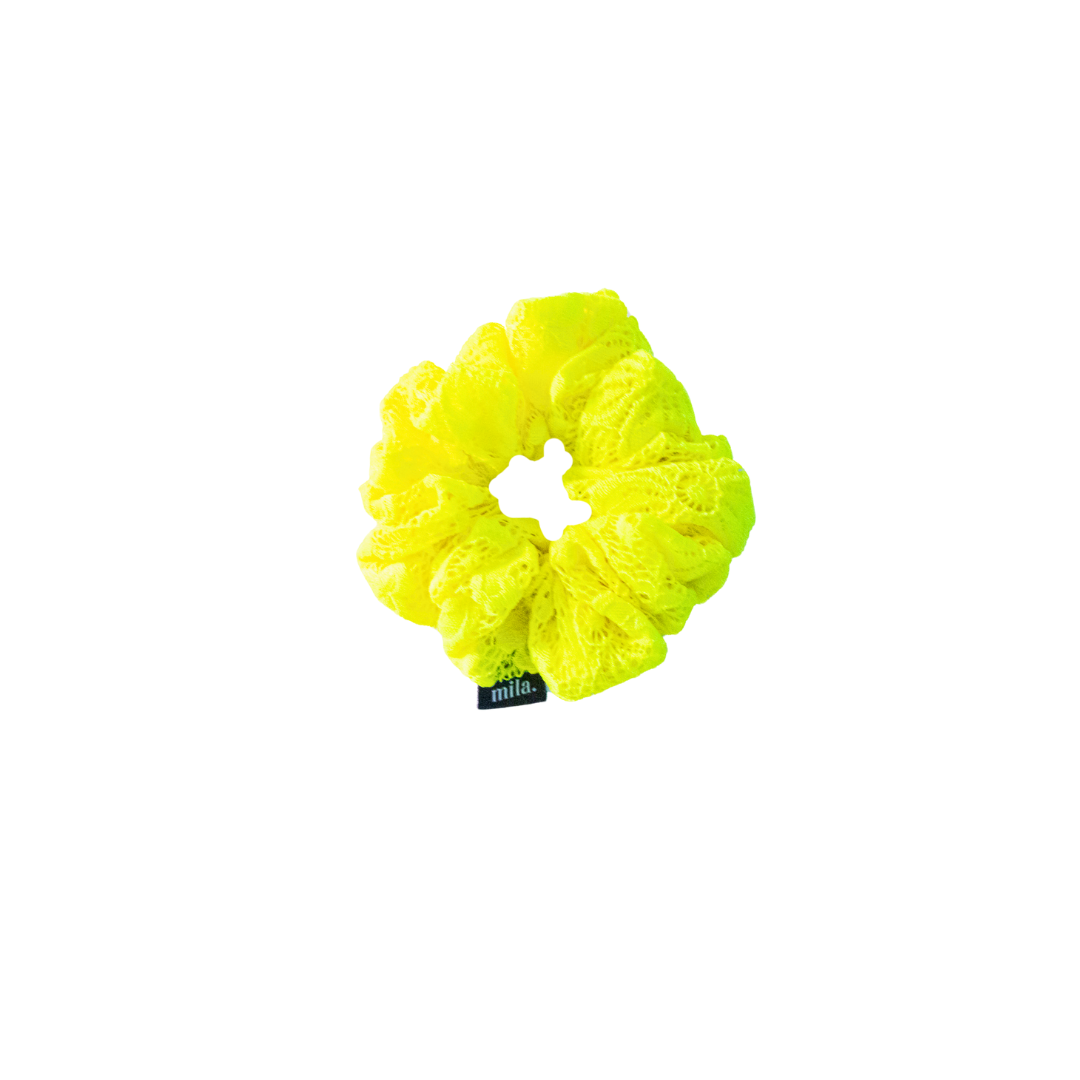 XXL Neon Yellow scrunchie